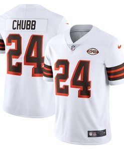 Nick Chubb Cleveland Browns 1946 Collection Alternate Vapor Limited Jersey - White Nfl