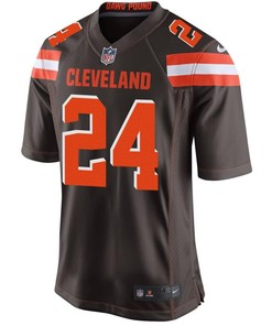 Nick Chubb Cleveland Browns 2018 Nfl Draft Pick Game Jersey - Brown