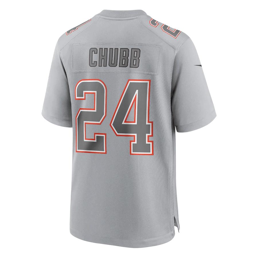 Nick Chubb Cleveland Browns Atmosphere Fashion Game Jersey - Gray