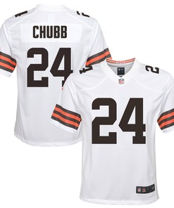 Nick Chubb Cleveland Browns Game Jersey - White Nfl