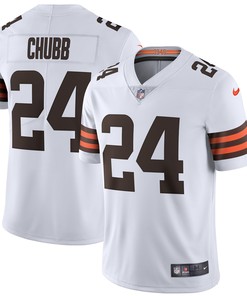 Nick Chubb Cleveland Browns Vapor Limited Jersey - White Nfl