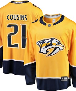 Nick Cousins Nashville Predators Fanatics Branded Home Breakaway Jersey - Gold Nhl