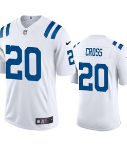 Nick Cross 20 Indianapolis Colts White Vapor Limited Jersey