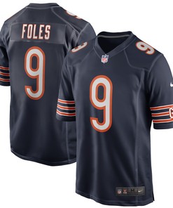 Nick Foles Chicago Bears Game Jersey Navy Nfl