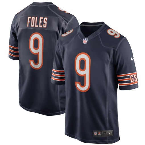 Nick Foles Chicago Bears Game Jersey - Navy Nfl
