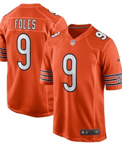 Nick Foles Chicago Bears Game Jersey Orange Nfl