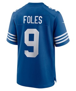 Nick Foles Indianapolis Colts Player Game Jersey - Blue
