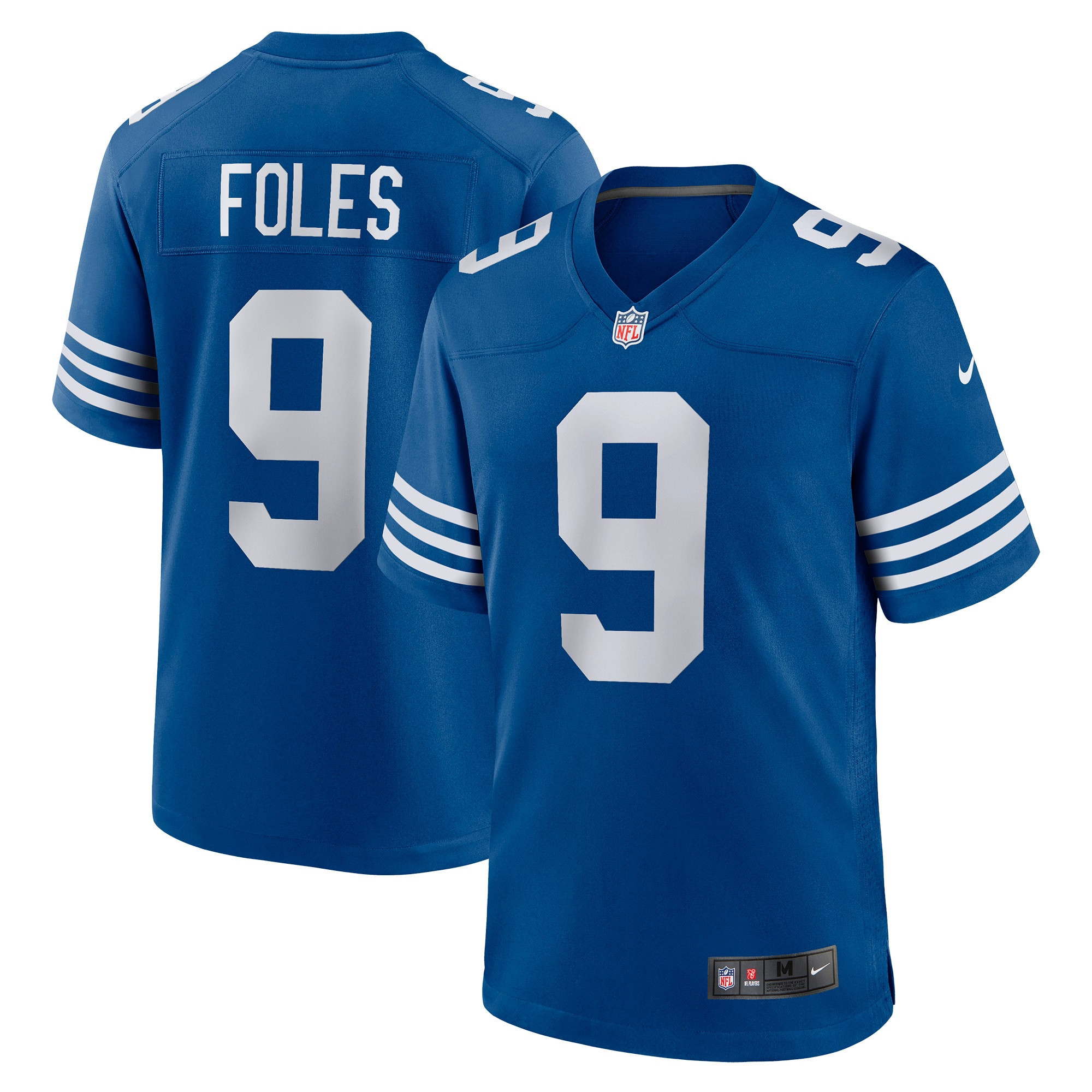 Nick Foles Indianapolis Colts Player Game Jersey - Blue Nfl