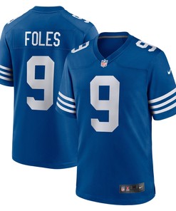 Nick Foles Indianapolis Colts Player Game Jersey - Blue Nfl