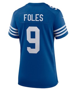 Nick Foles Indianapolis Colts Women's Player Game Jersey - Blue