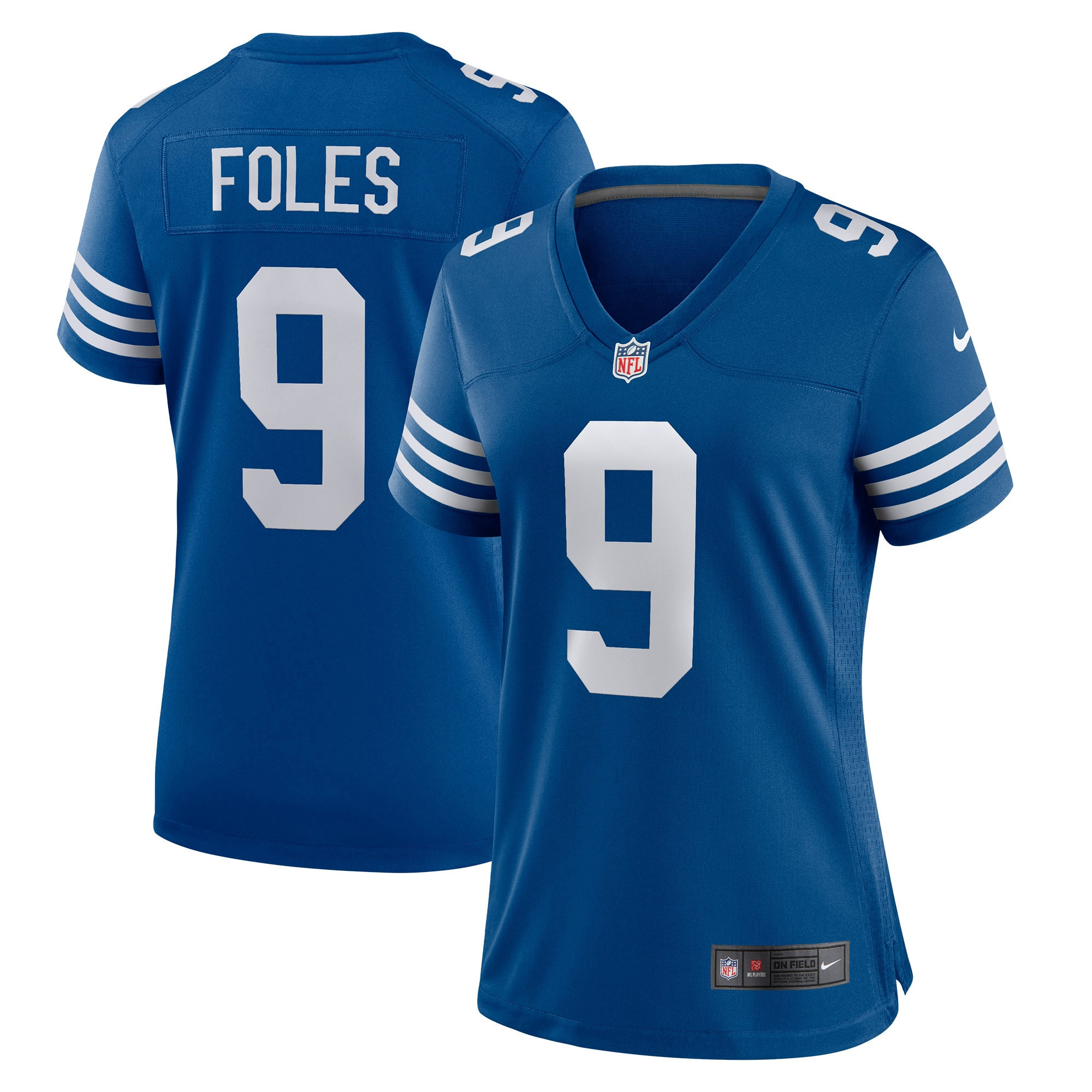 Nick Foles Indianapolis Colts Womens Player Game Jersey Blue Nfl