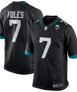 Nick Foles Jacksonville Jaguars Nike 25th Season Game Jersey - Black