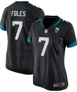 Nick Foles Jacksonville Jaguars Womens 25th Season Game Jersey - Black Nfl