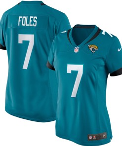 Nick Foles Jacksonville Jaguars Womens Game Player Jersey - Teal Nfl
