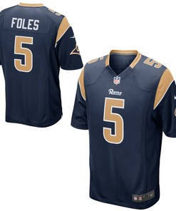 Nick Foles Los Angeles Rams Nike Game Jersey - Navy