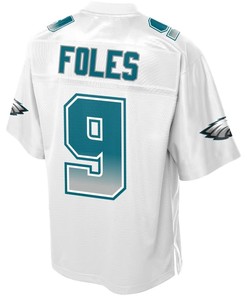 Nick Foles Philadelphia Eagles Nfl Pro Line By Fanatics Branded Fade Fashion Jersey - White