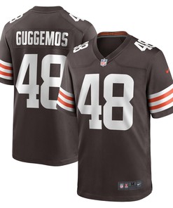 Nick Guggemos Cleveland Browns Game Jersey - Brown Nfl