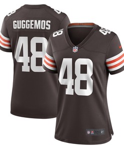 Nick Guggemos Cleveland Browns Womens Game Jersey - Brown Nfl