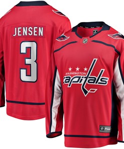 Nick Jensen Washington Capitals Fanatics Branded Replica Player Jersey - Red Nhl