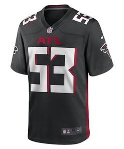 Nick Kwiatkoski Atlanta Falcons Game Player Jersey - Black