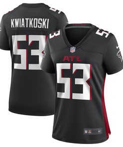 Nick Kwiatkoski Atlanta Falcons Women's Game Player Jersey - Black