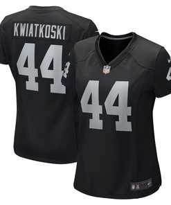 Nick Kwiatkoski Las Vegas Raiders Womens Game Jersey - Black Nfl