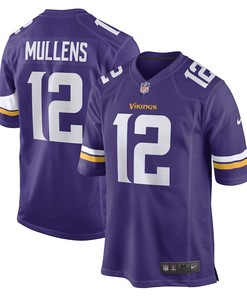 Nick Mullens Minnesota Vikings Game Player Jersey - Purple