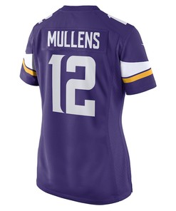 Nick Mullens Minnesota Vikings Women's Game Player Jersey - Purple