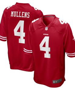 Nick Mullens San Francisco 49ers Game Player Jersey - Scarlet Nfl