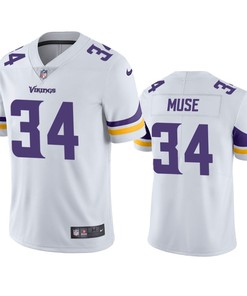 Nick Muse 34 Minnesota Vikings White Vapor Limited Jersey