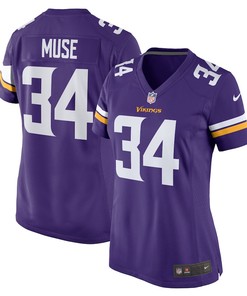 Nick Muse Minnesota Vikings Women's Home Game Player Jersey - Purple