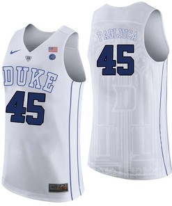 Nick Pagliuca 45 Duke Blue Devils College Basketball Player Performance Men Jersey - White