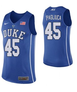 Nick Pagliuca 45 Elite Duke Blue Devils Basketball Jersey Blue