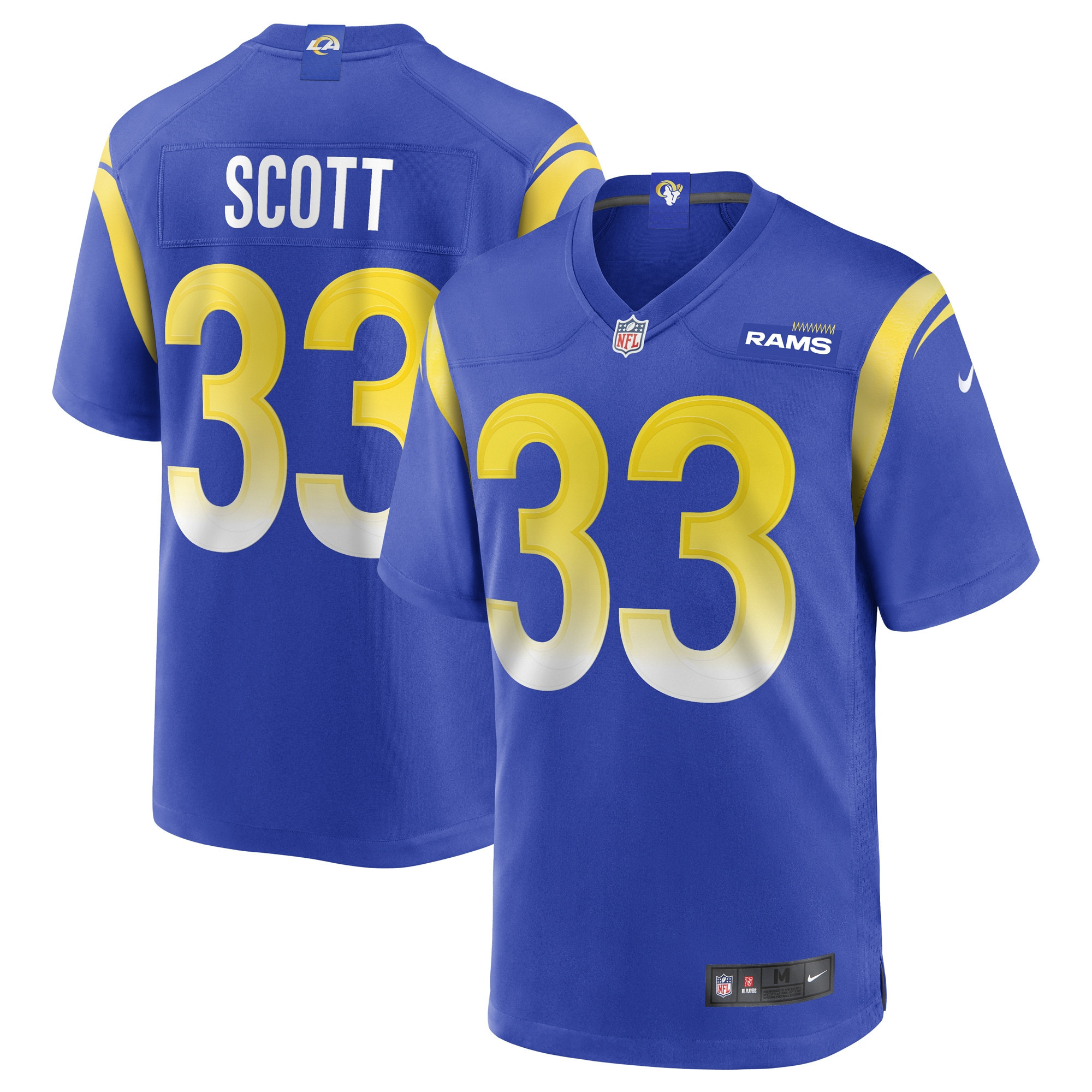 Nick Scott Los Angeles Rams Game Jersey - Royal Nfl