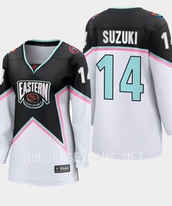 Nick Suzuki 14 Montreal Canadiens Black 2023 All-Star Eastern Conference Jersey Women