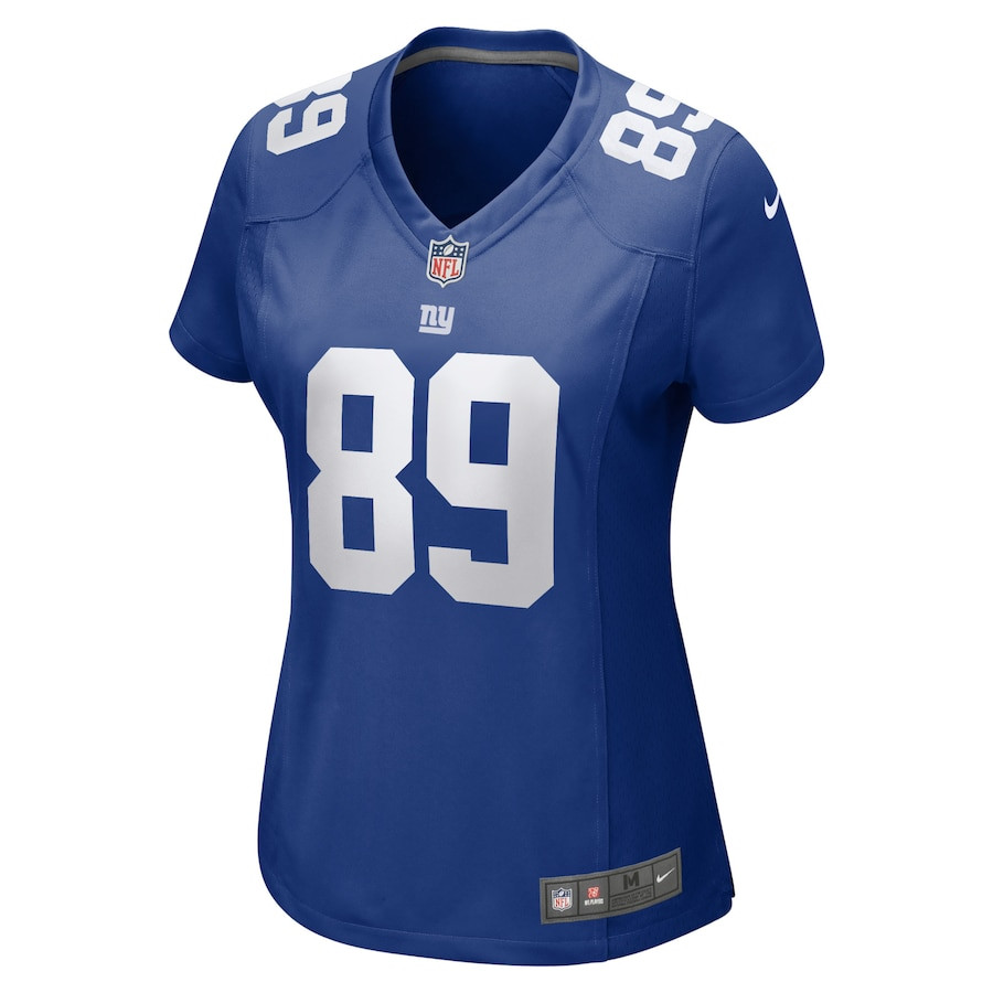Nick Vannett 89 New York Giants Women's Home Game Player Jersey - Royal