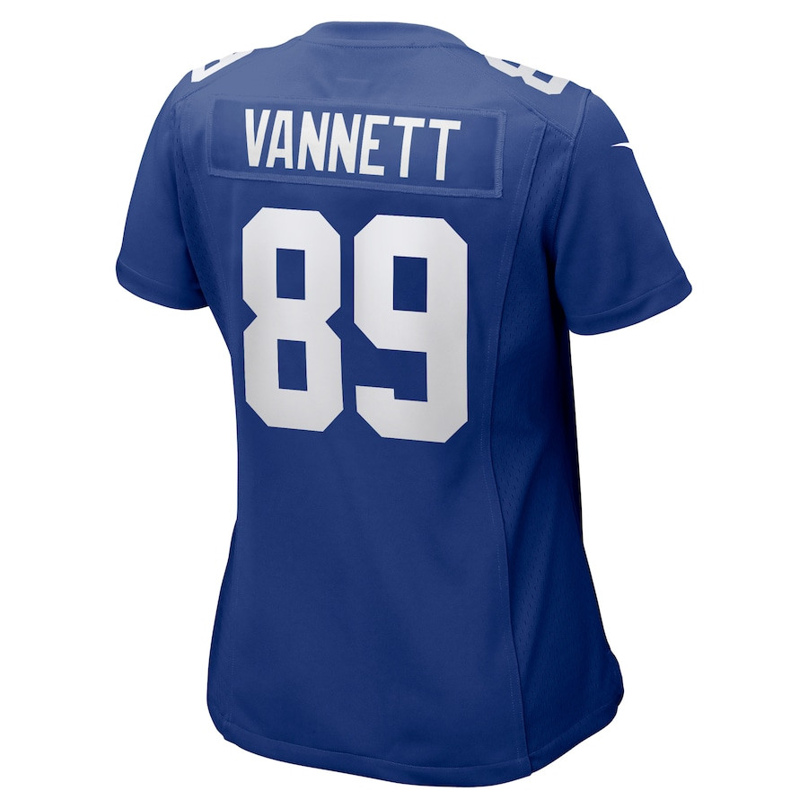 Nick Vannett 89 New York Giants Women's Home Game Player Jersey - Royal