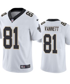 Nick Vannett New Orleans Saints 81 White Vapor Limited Jersey