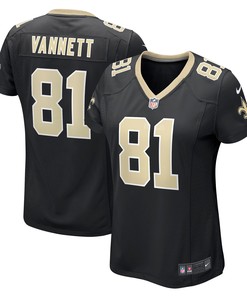 Nick Vannett New Orleans Saints Womens Game Jersey - Black Nfl