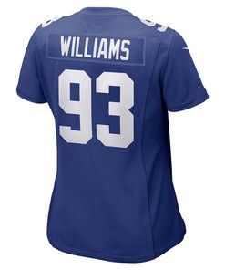 Nick Williams New York Giants Women's Game Player Jersey - Royal