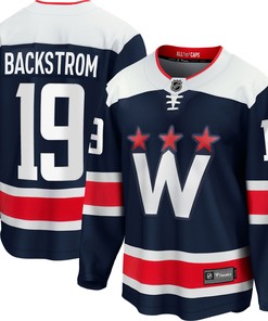 Nicklas Backstrom Washington Capitals Fanatics Branded Alternate 2020/21 Premier Breakaway Player Jersey - Navy Nhl