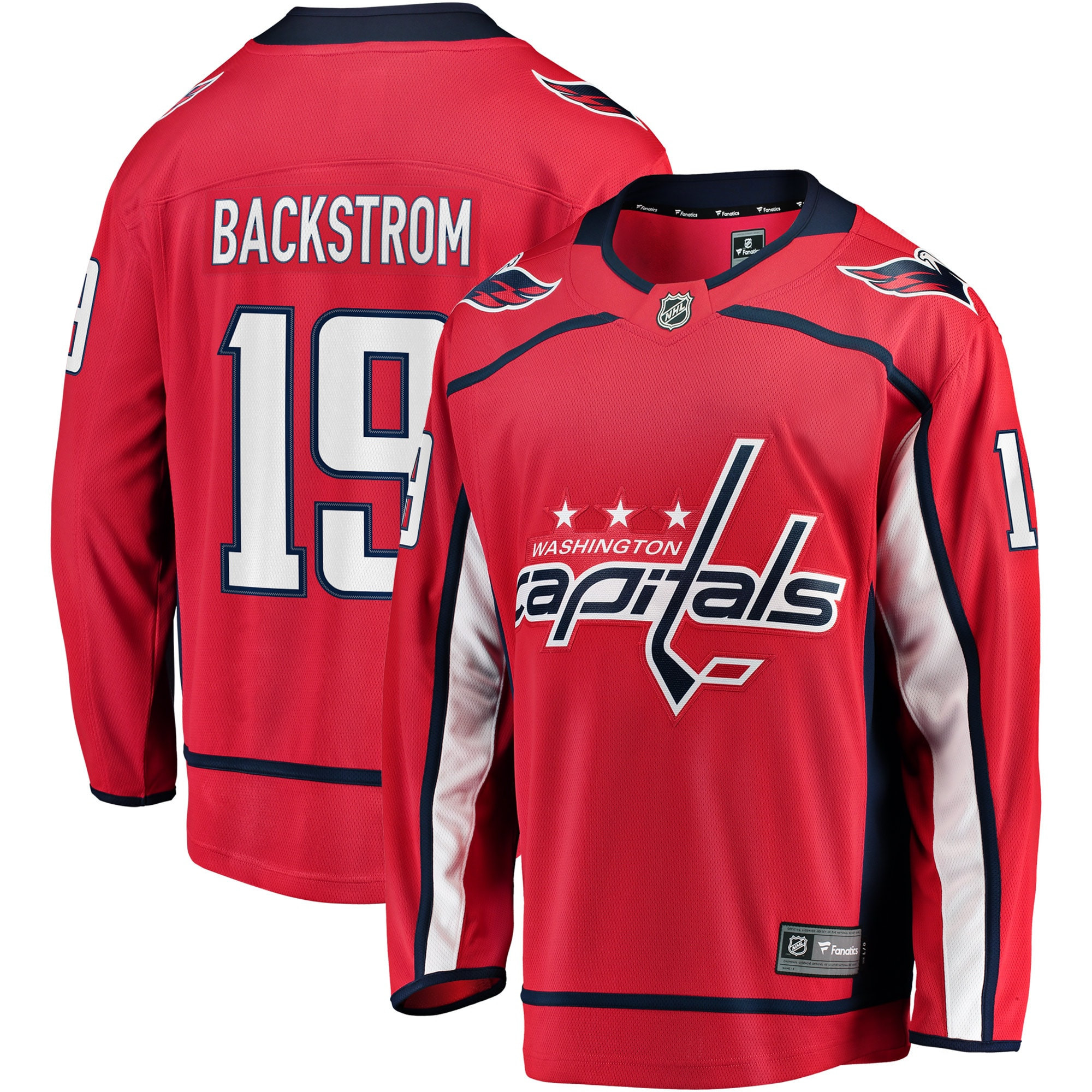 Nicklas Backstrom Washington Capitals Fanatics Branded Breakaway Player Jersey - Red Nhl