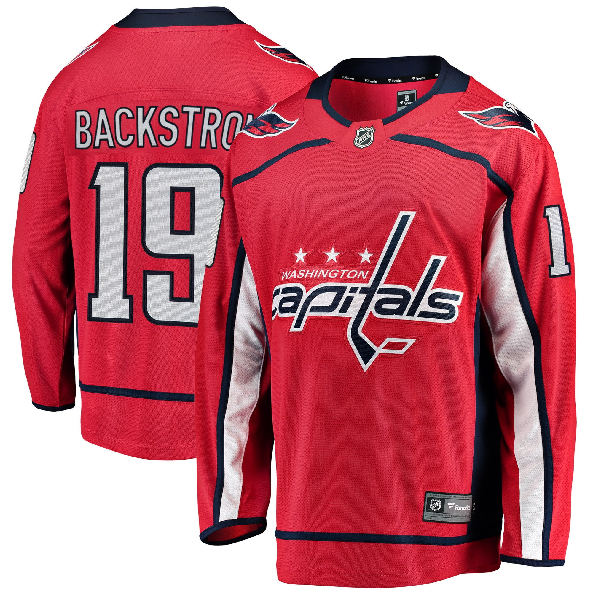 Nicklas Backstrom Washington Capitals Fanatics Branded Breakaway Player Jersey Red Nhl
