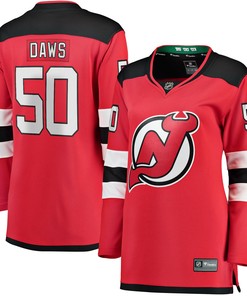Nico Daws New Jersey Devils Fanatics Branded Womens Home Breakaway Player Jersey - Red Nhl