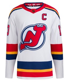 Nico Hischier 13 New Jersey Devils Reverse Retro 2.0 Jersey - White