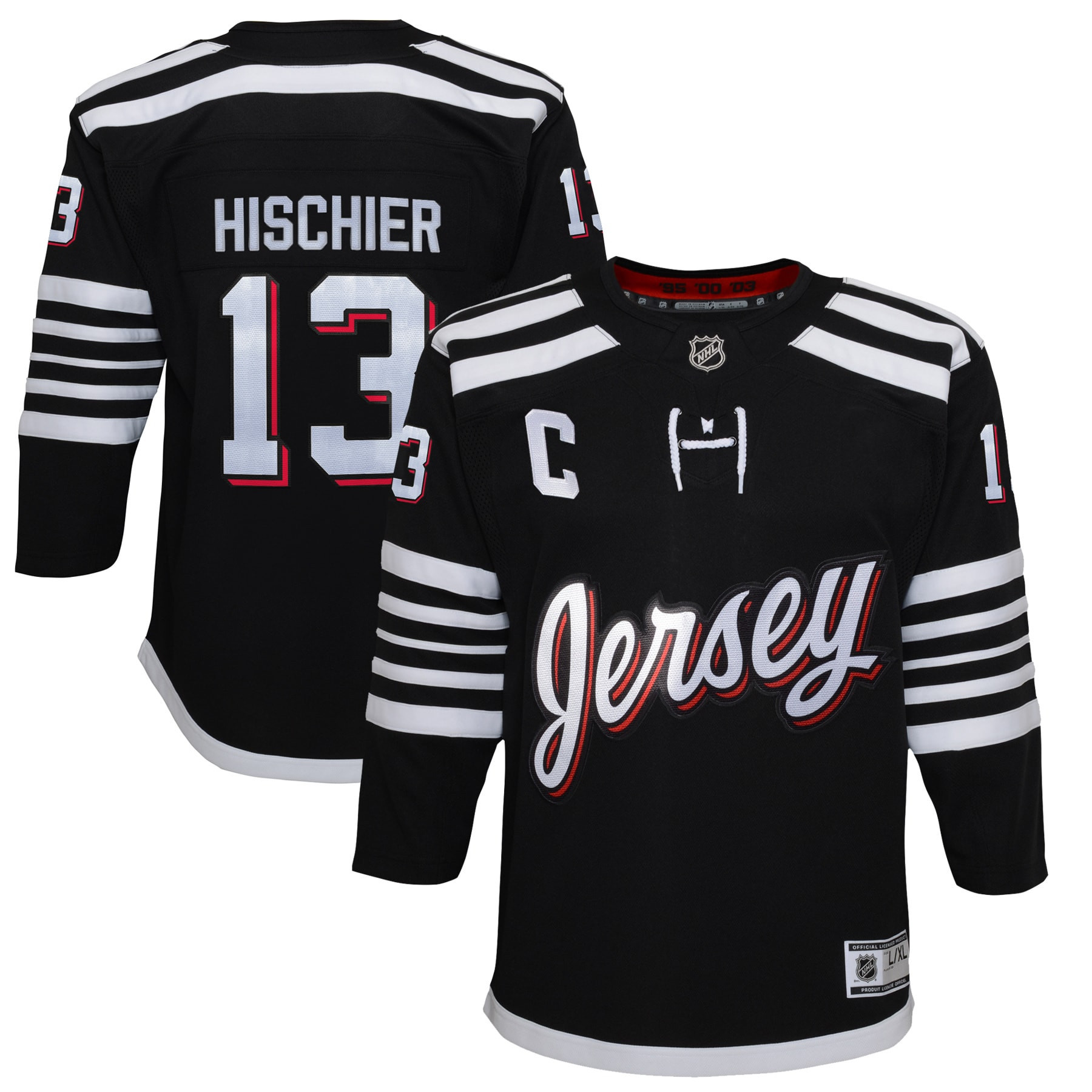 Nico Hischier New Jersey Devils 2021/22 Alternate Premier Player Jersey - Black Nhl