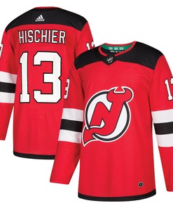 Nico Hischier New Jersey Devils Adidas Authentic Player Jersey Red Nhl