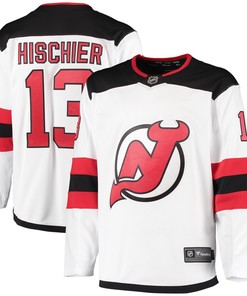 Nico Hischier New Jersey Devils Fanatics Branded 2018/19 Away Breakaway Player Jersey - White Nhl