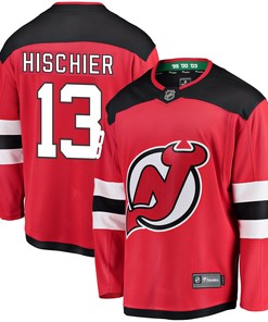 Nico Hischier New Jersey Devils Fanatics Branded Home Breakaway Player Jersey - Red Nhl
