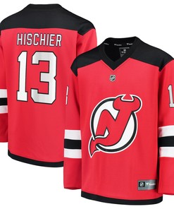 Nico Hischier New Jersey Devils Fanatics Branded Replica Player Jersey - Red Nhl